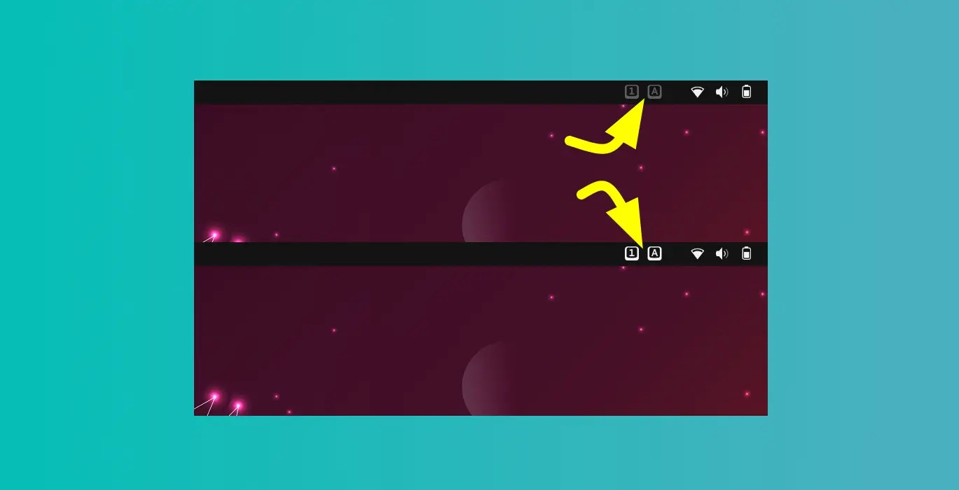 Display Num Lock & Caps Lock Status in Ubuntu, Fedora Top Panel FOSTips