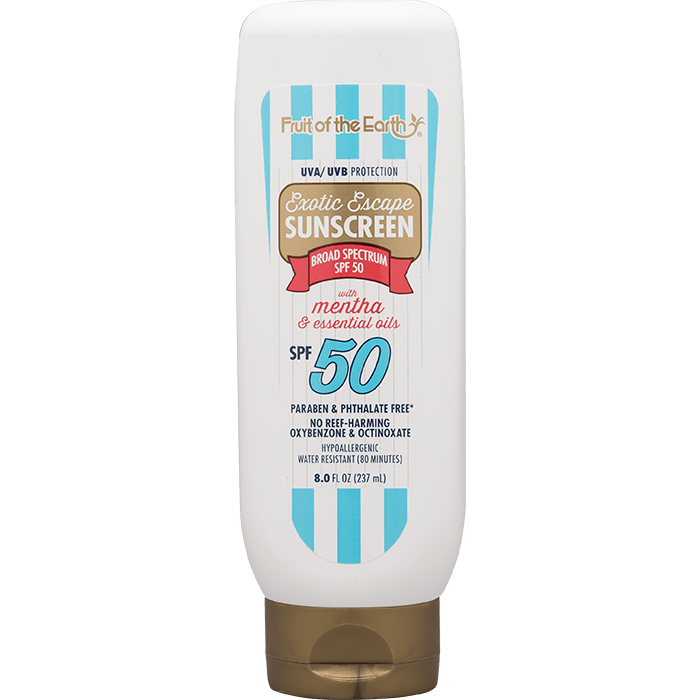 Sunscreen with Mentha and Essential Oils SPF 50 Lotion