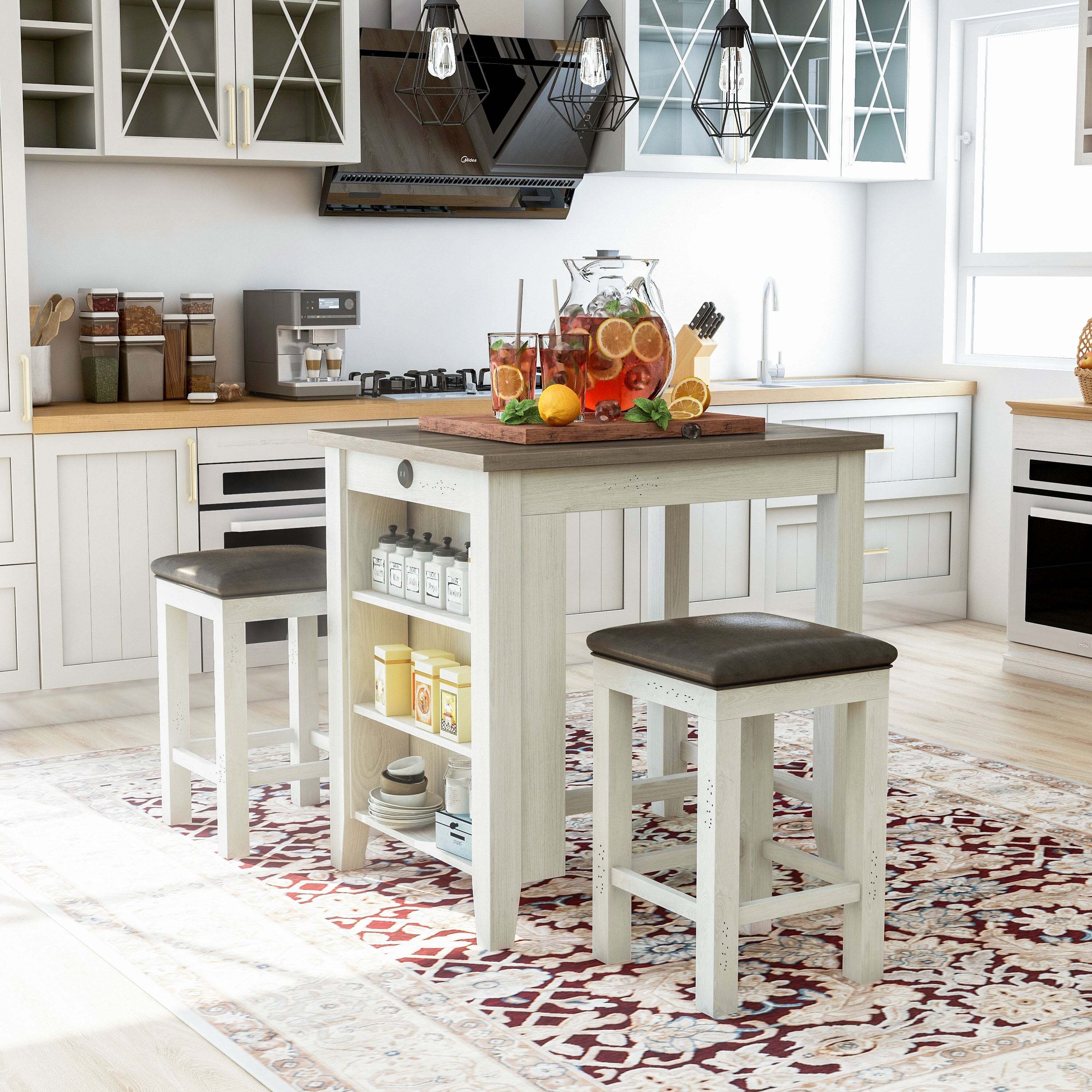 Counter Height Tables with Storage Ideas on Foter