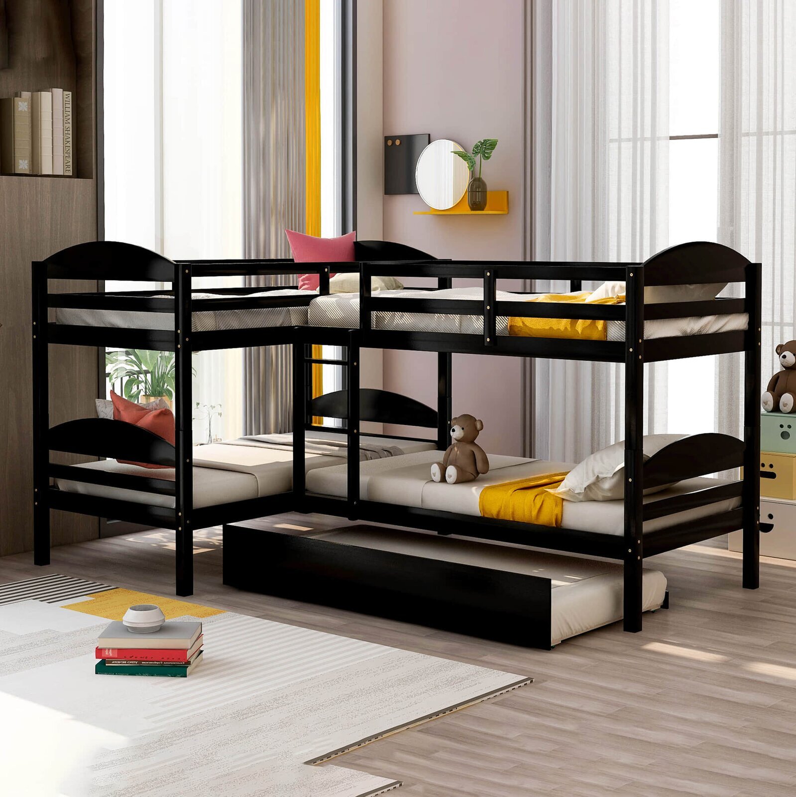 L Shape Loft Beds / Bunk Beds Ideas on Foter
