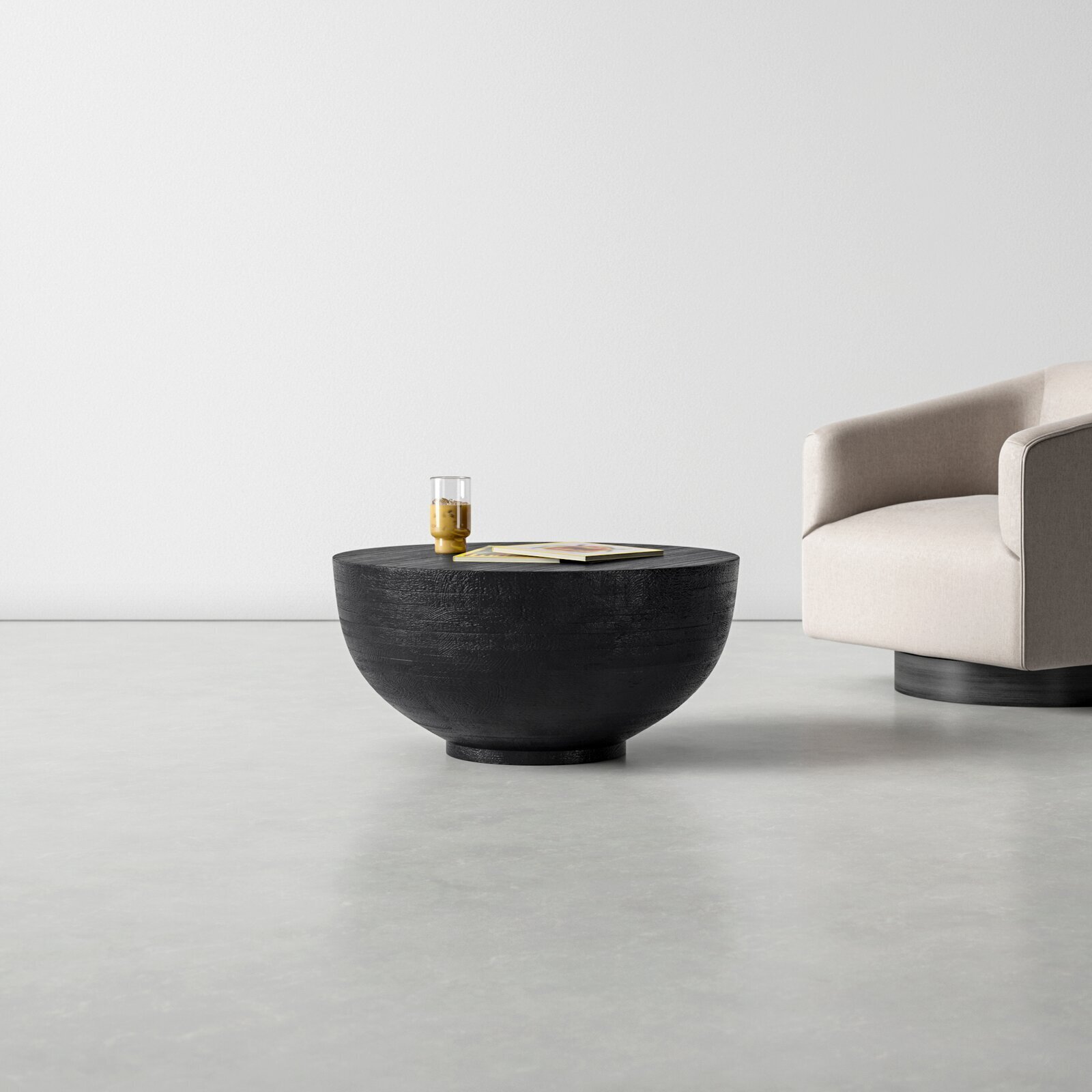 Black Round Coffee Table Foter