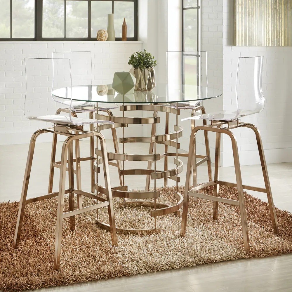 Unique glass kitchen table sets Foter