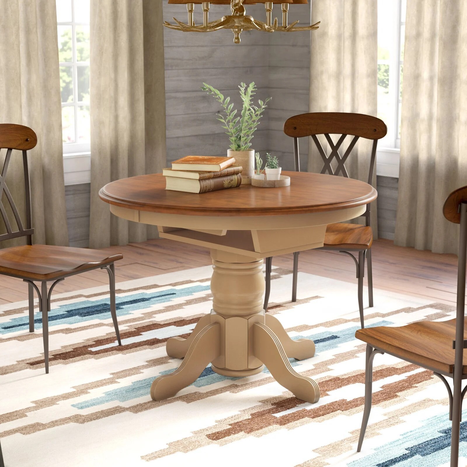 Large Round Dining Room Tables With Leaves