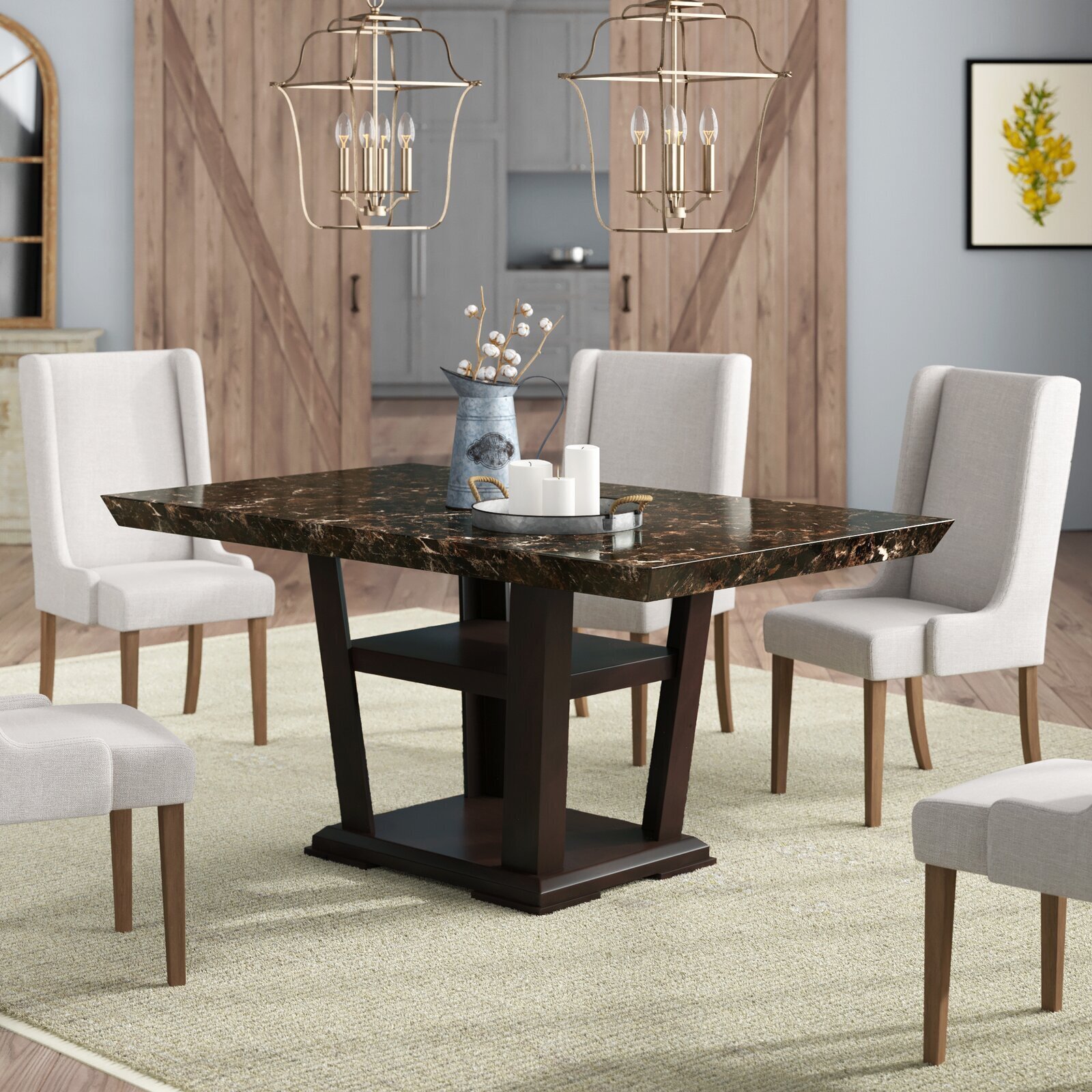 Rectangle Pedestal Tables Foter