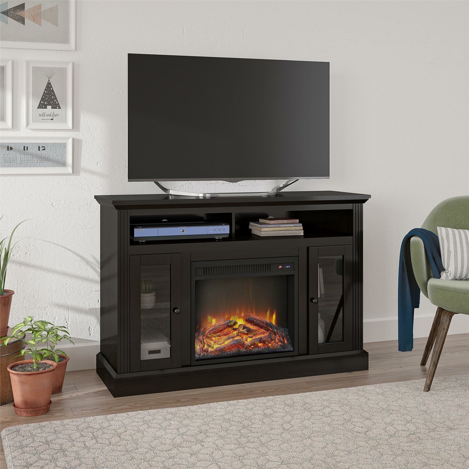 Best TV Stand Fireplaces Foter