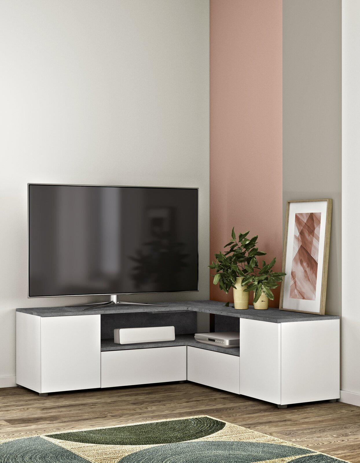 Living Room L Shaped Tv Unit vlr.eng.br