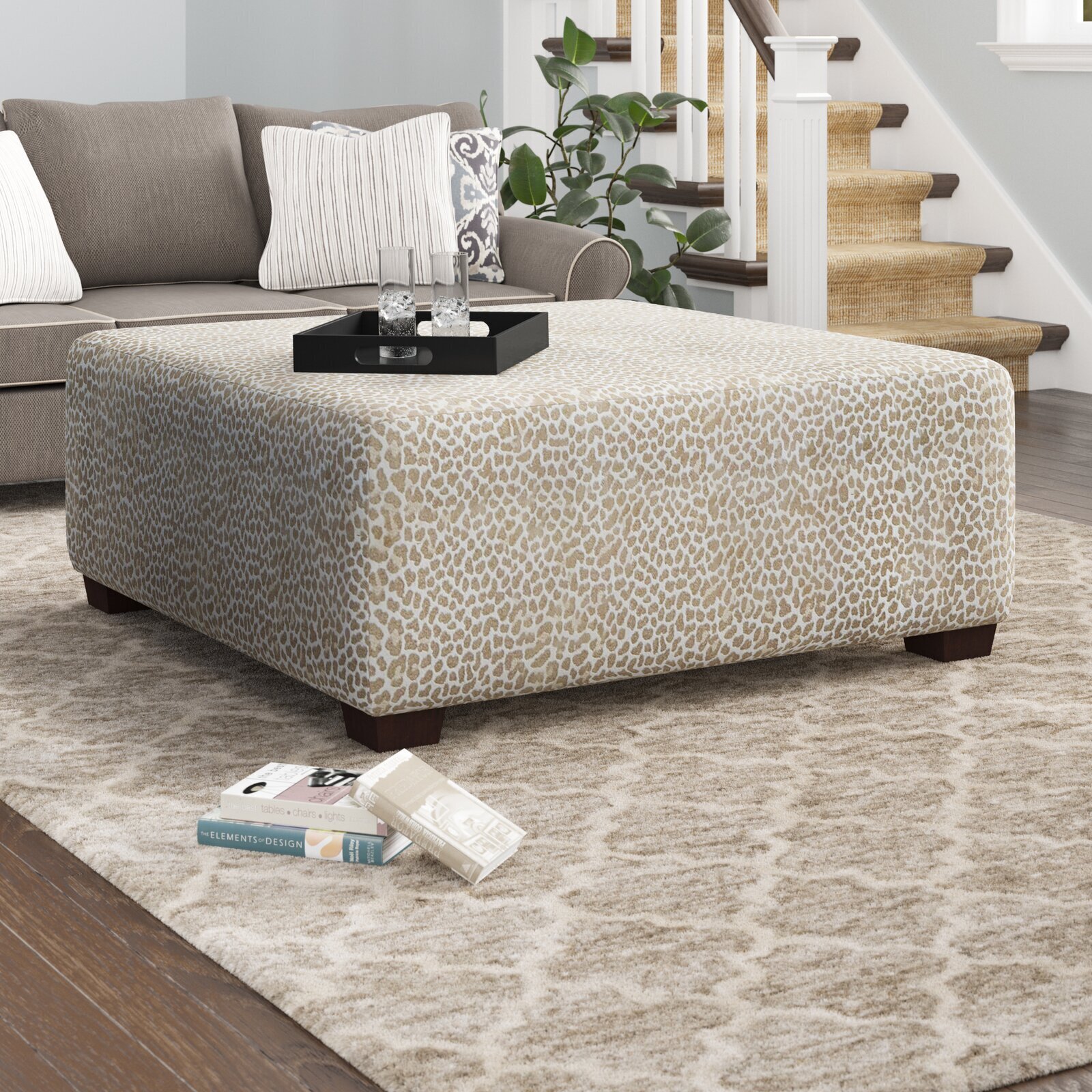 Animal Print Ottomans Foter