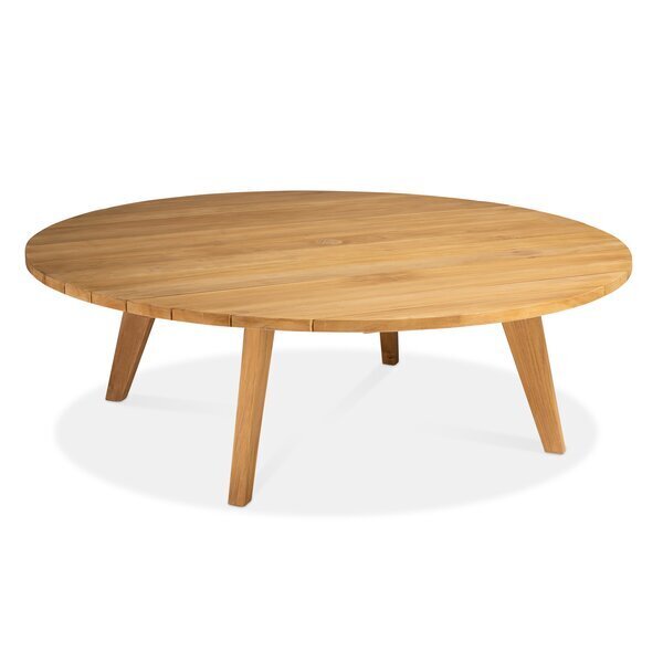 Teak Large Round Outdoor Dining Table Foter