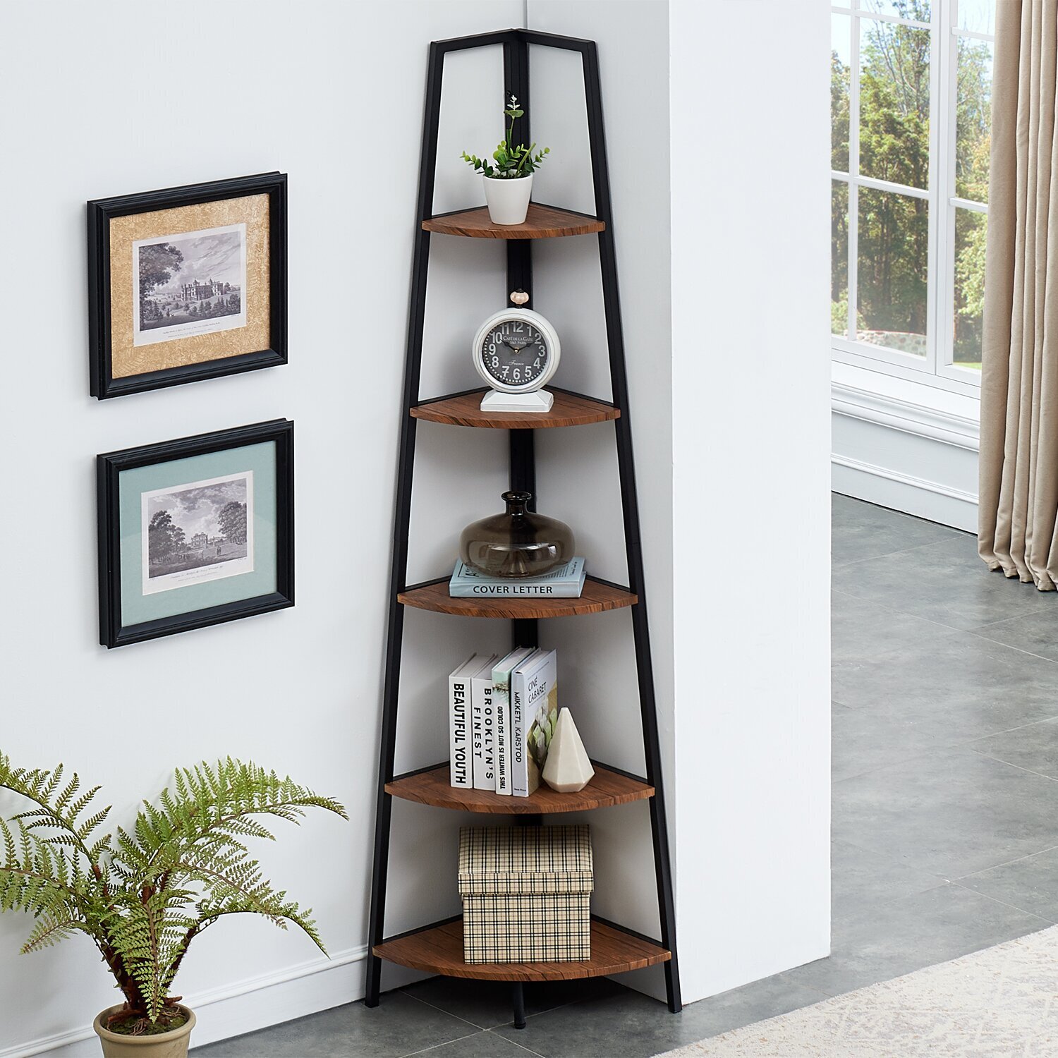 Wrought Iron Corner Shelf Ideas on Foter