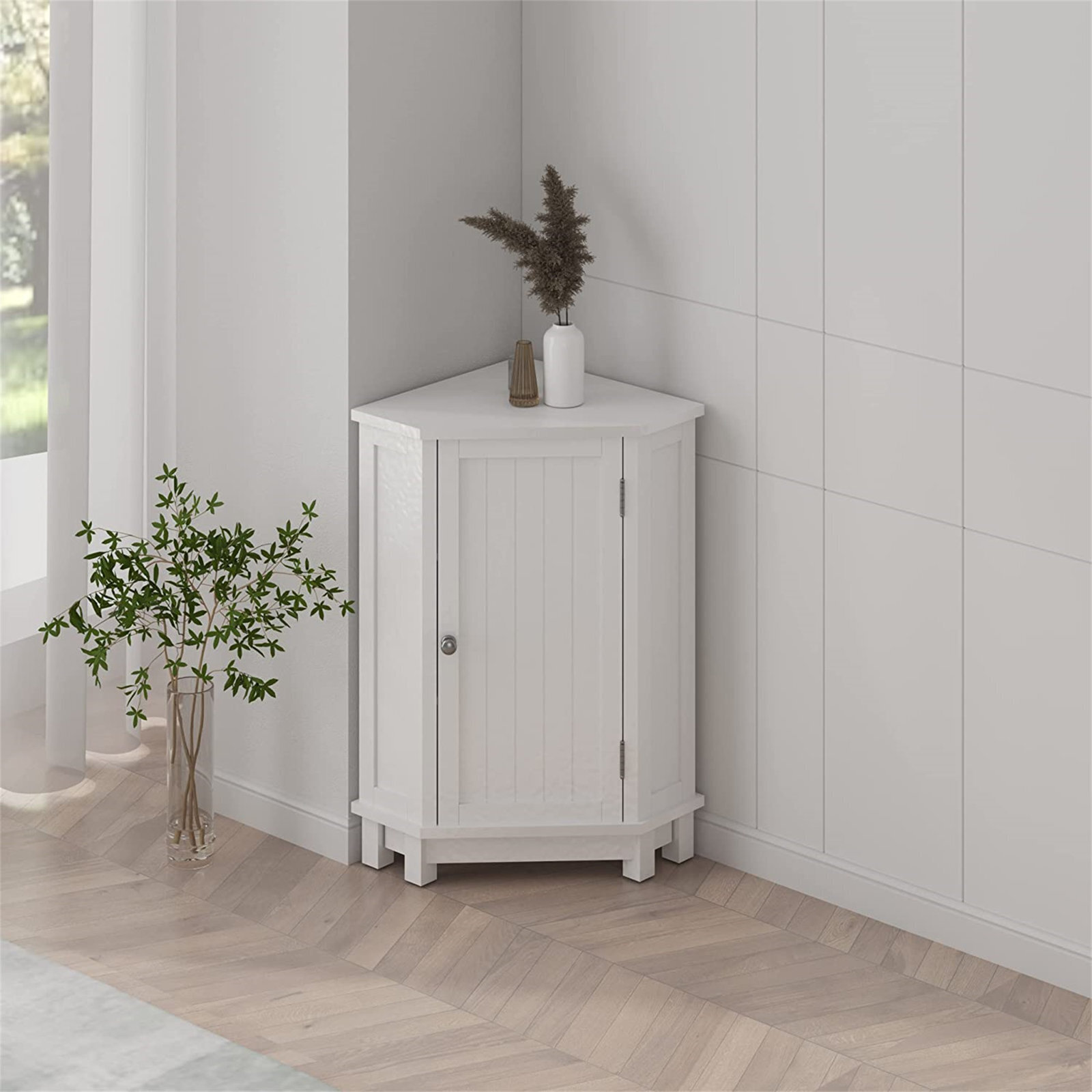 Corner Table With Storage Foter