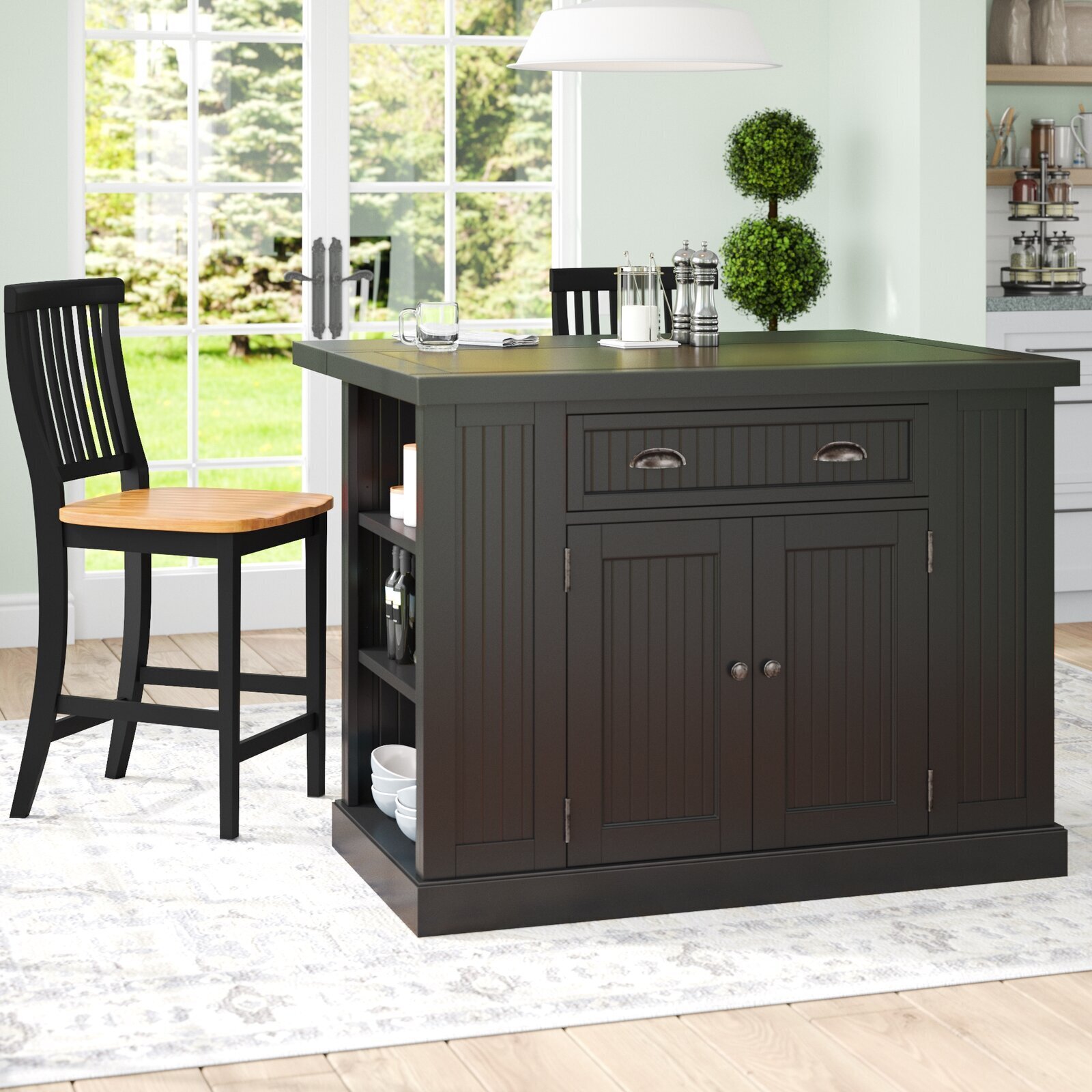 Breakfast Bar With Storage Foter