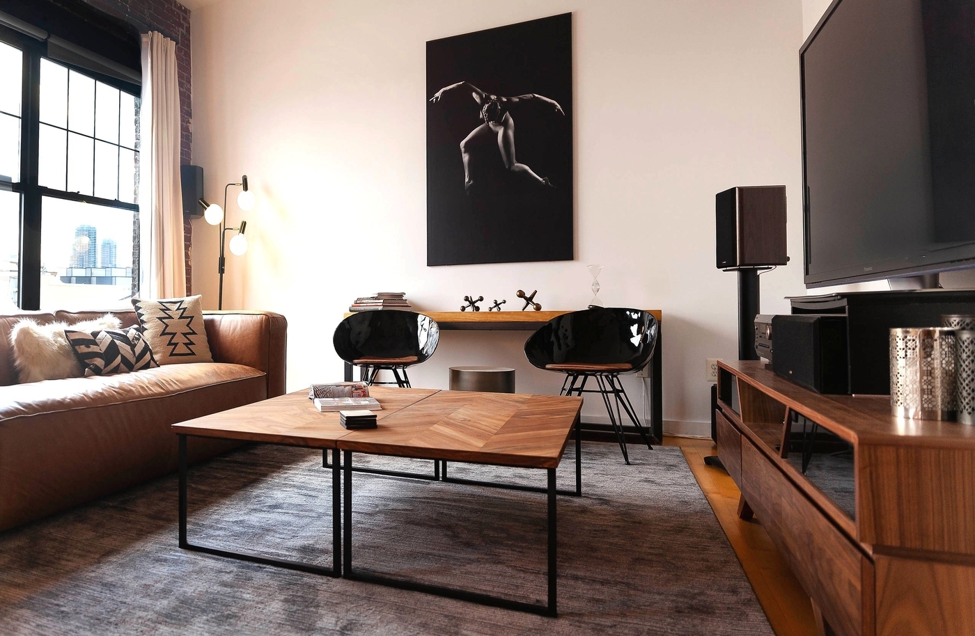 33 Interesting Industrial Living Room Ideas Foter