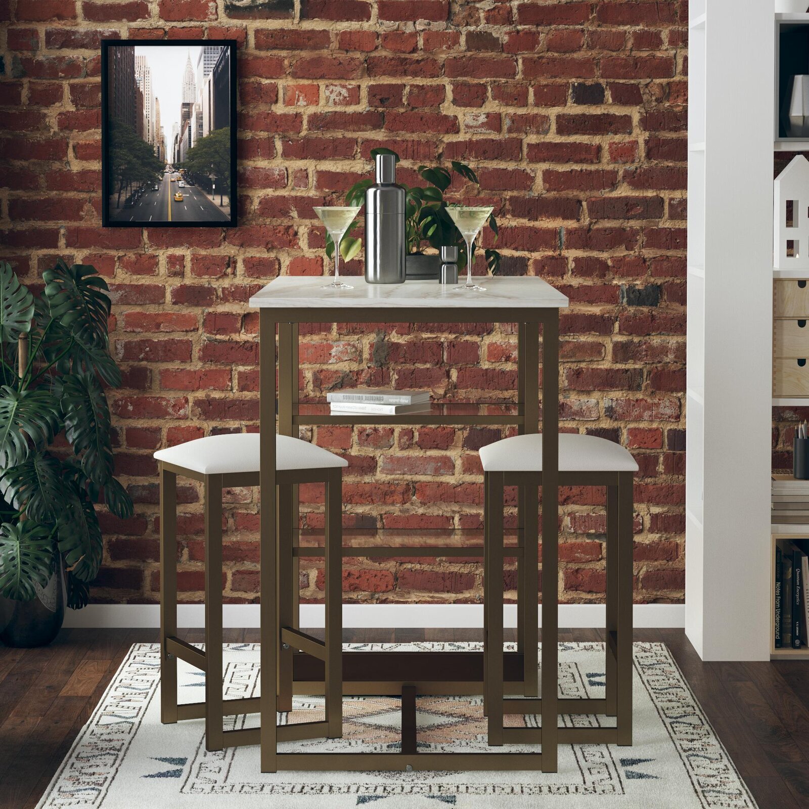 Tall Table With Stools Foter