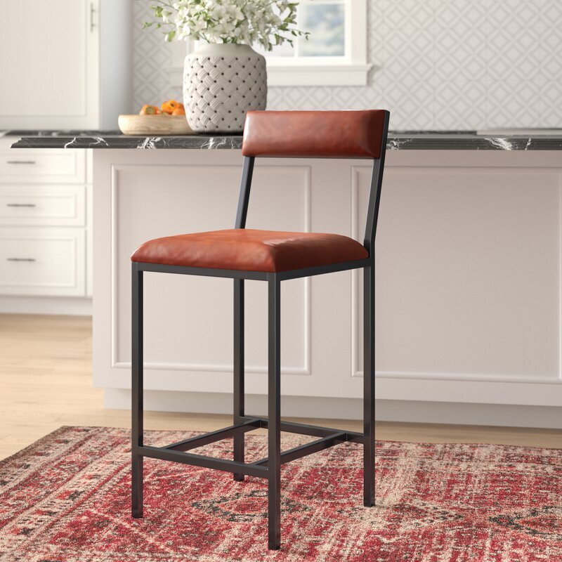 Full Grain Leather Bar Stools Foter