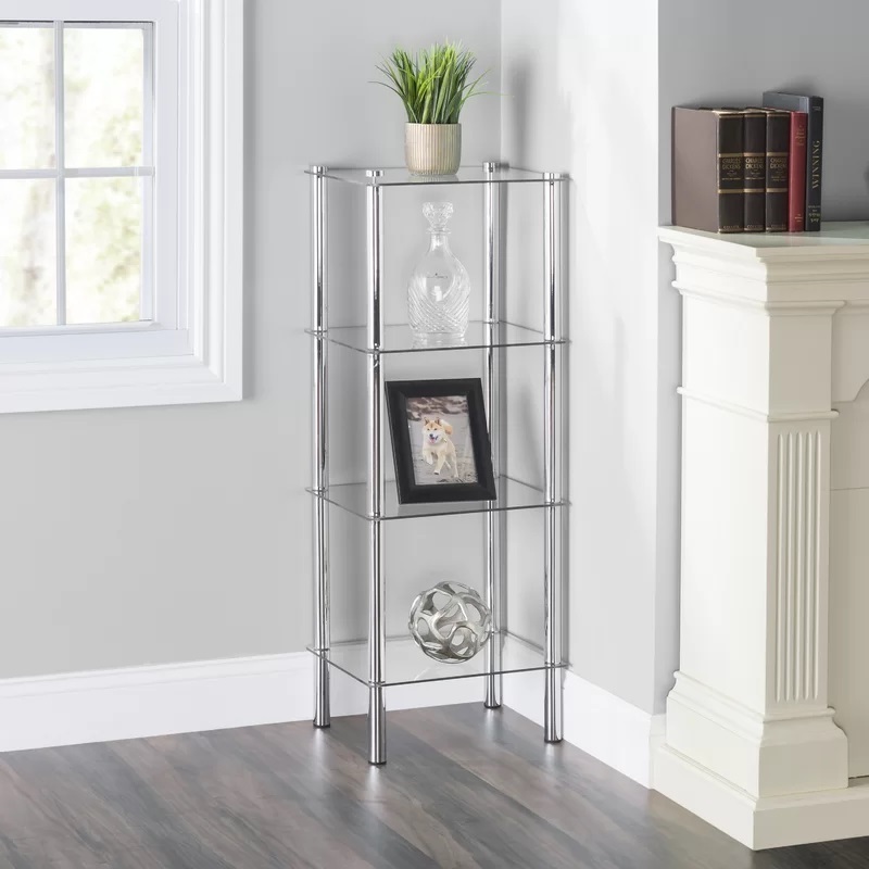 Free Standing Glass Shelves Ideas on Foter