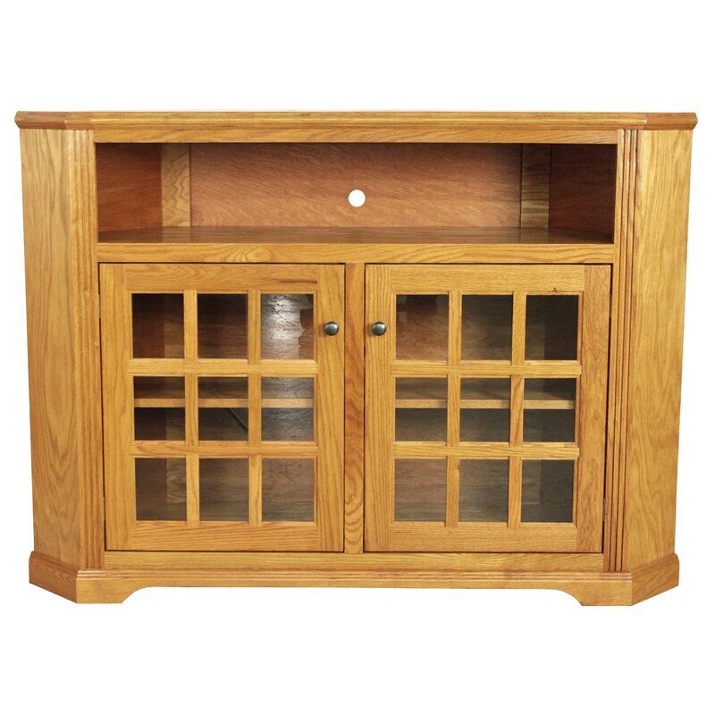 Oak Corner TV Stands Foter