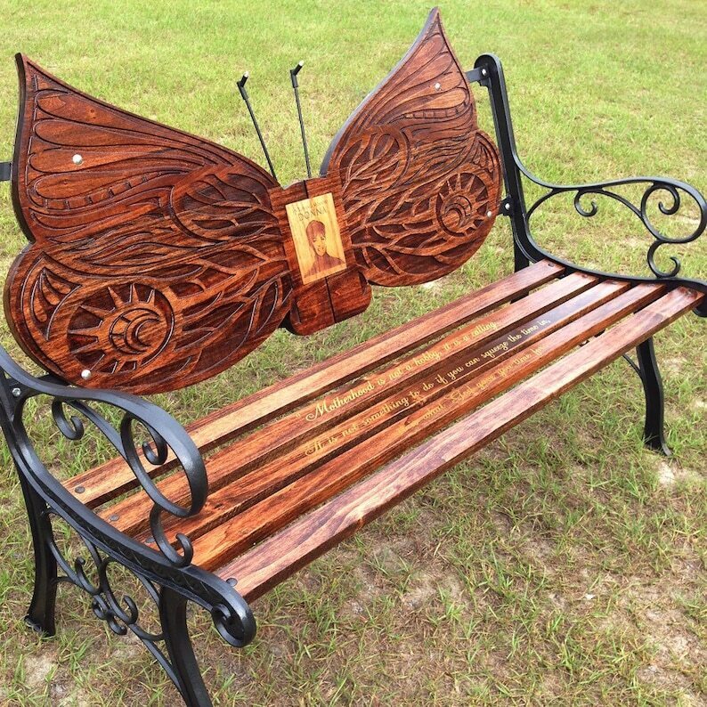 Memorial Garden Benches Ideas on Foter