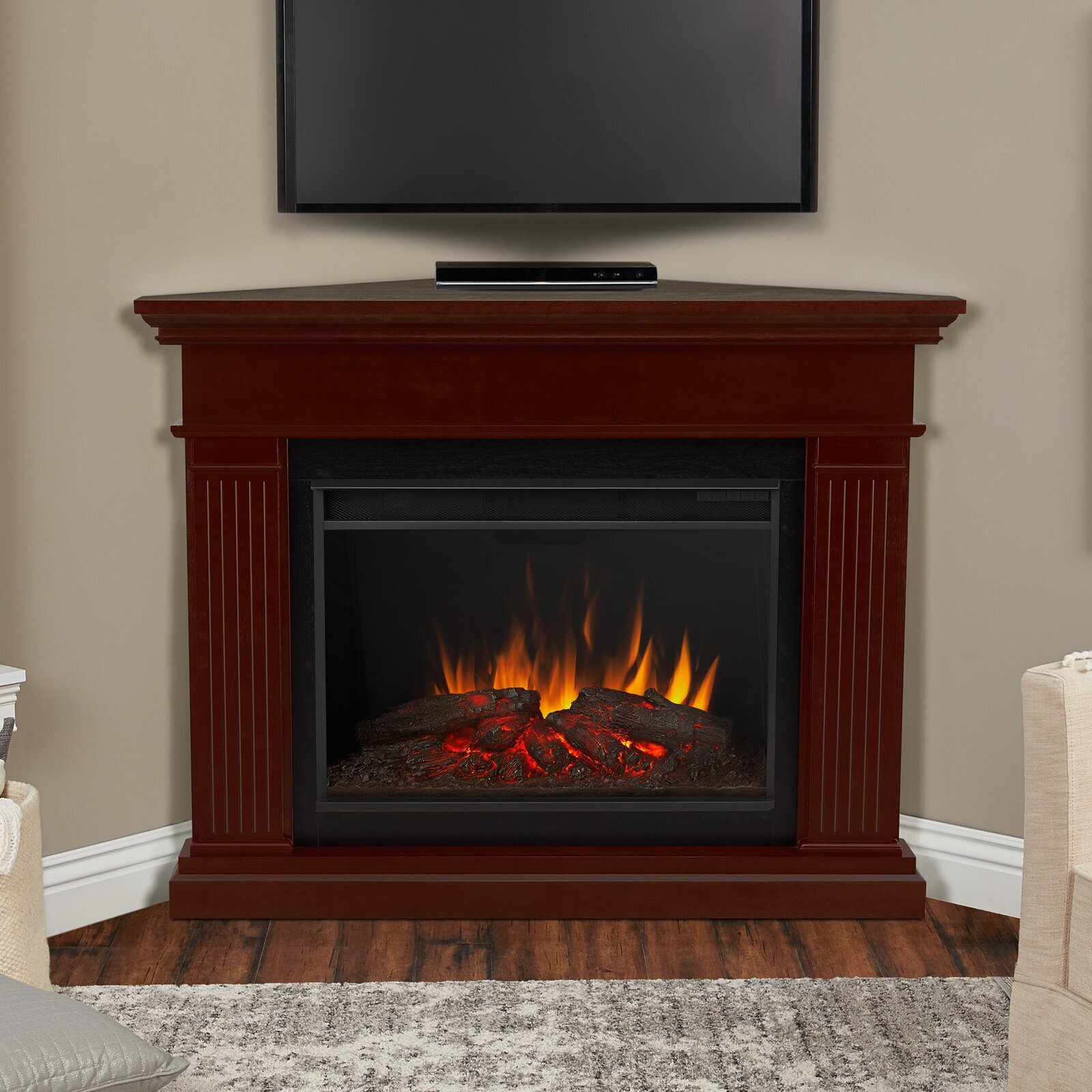 Corner Electric Fireplace Insert Ideas on Foter