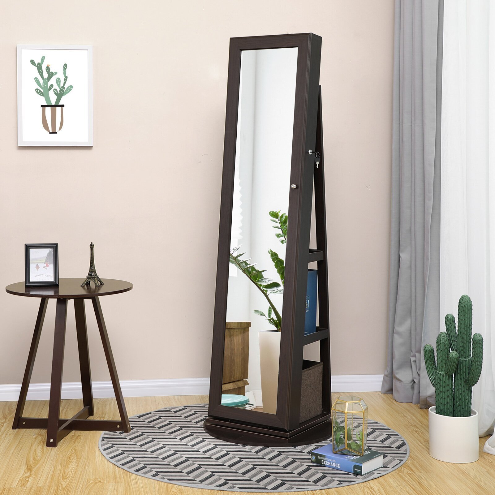 Mirror With Jewelry Storage Foter