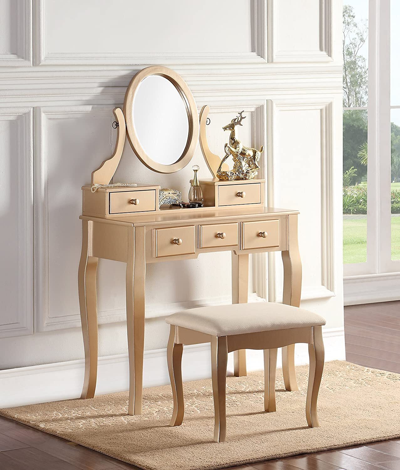 Oak Makeup Vanity Ideas on Foter