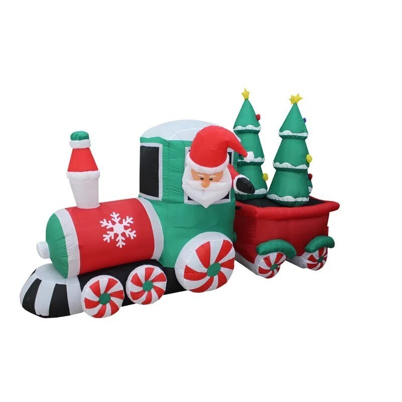 Outdoor Christmas Train Decoration Ideas on Foter