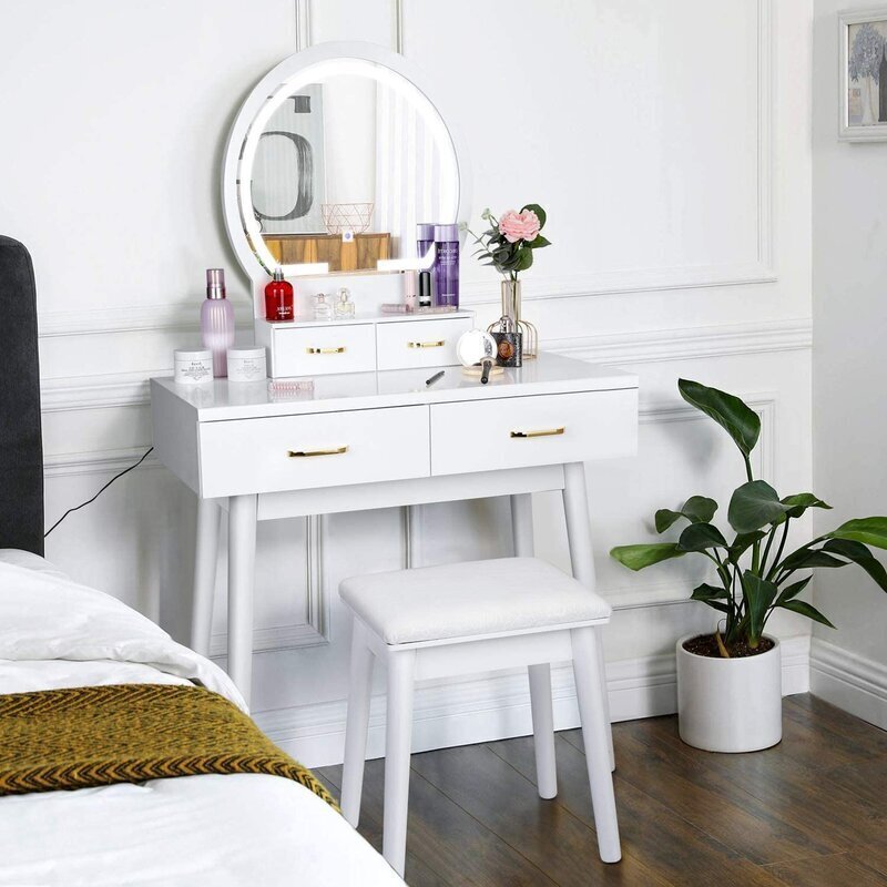 Oak Makeup Vanity Ideas on Foter