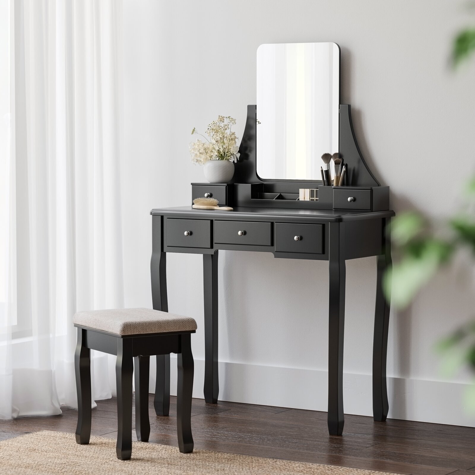 Bedroom Vanity With Storage Ideas on Foter