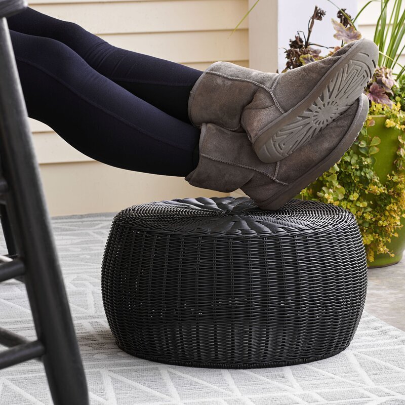 Round Ottoman Storage Bench Foter