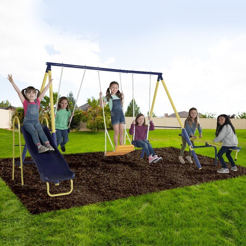 Metal Swing Sets With Trampoline