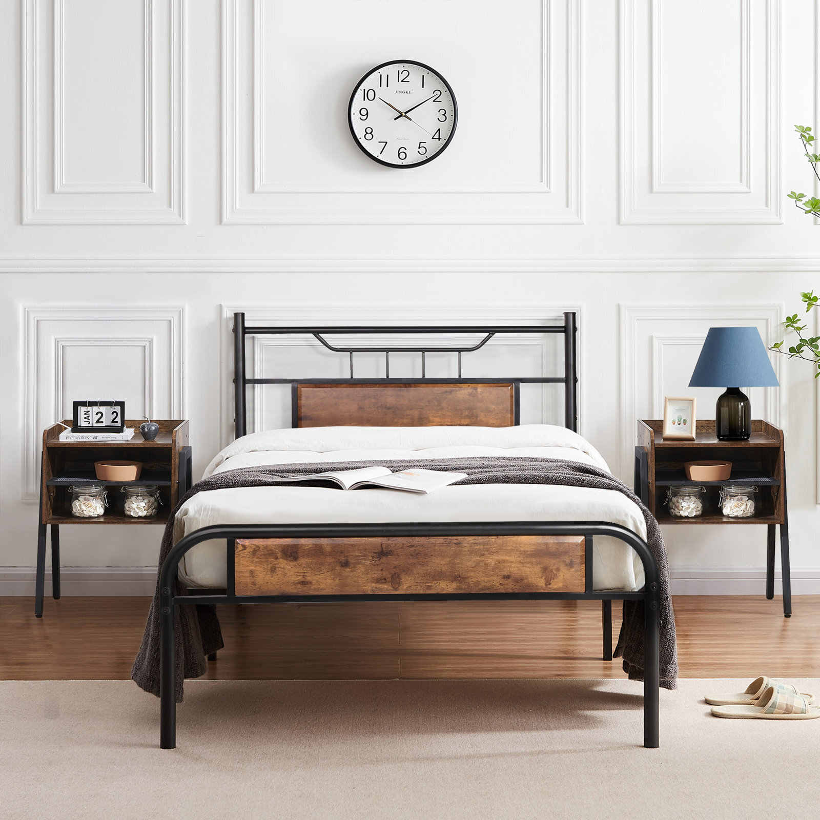 Metal And Wood Bedroom Sets Foter