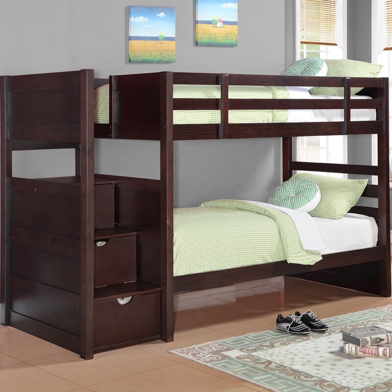 Saving Space Bunk Bed With Stairs Foter