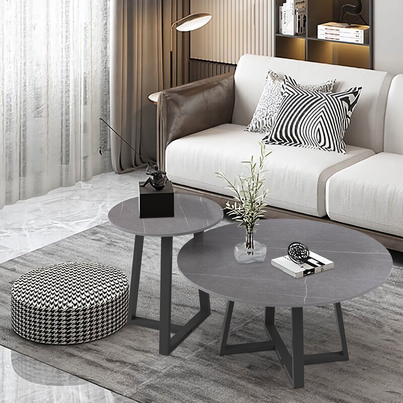 Round Stone Coffee Table Ideas on Foter