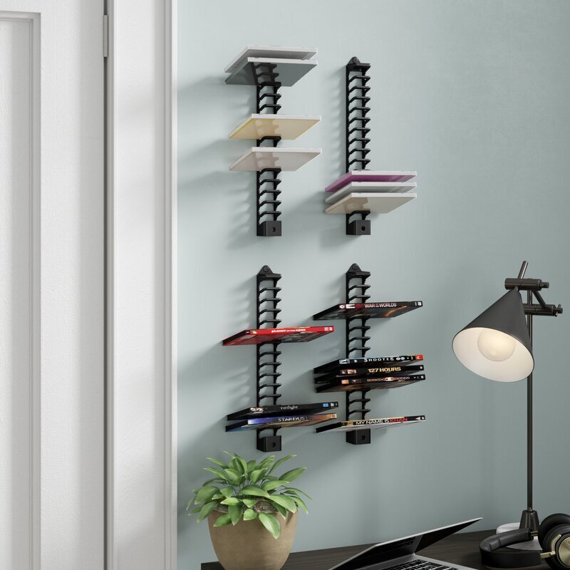 Wall Mounted DVD Storage Foter