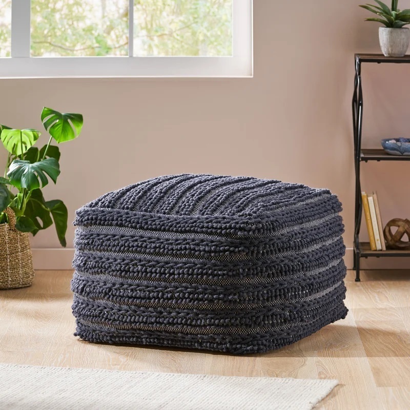 Large Pouf Ottoman Foter