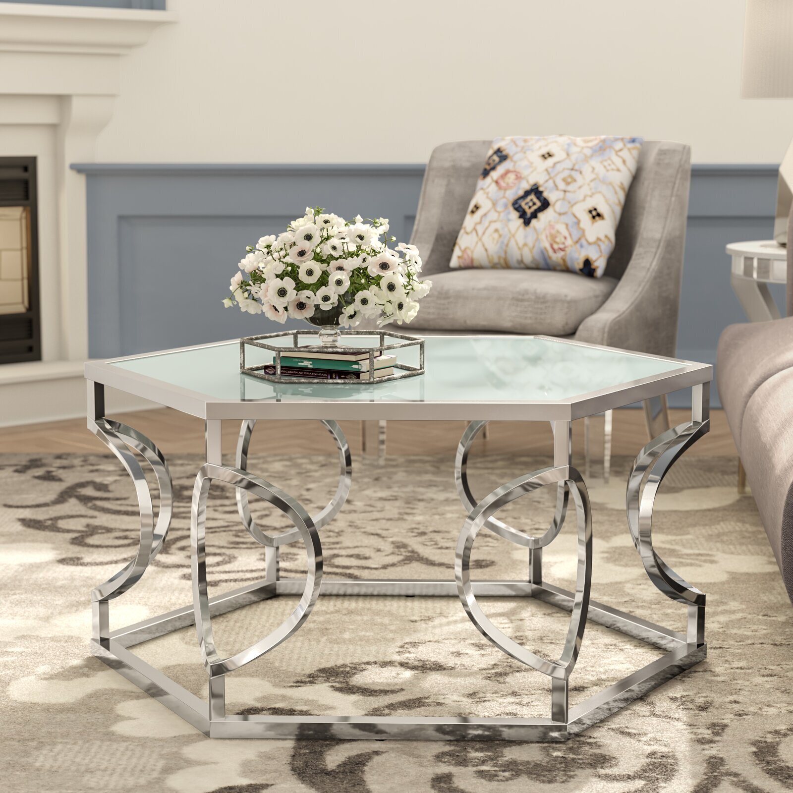 Wrought Iron And Glass Coffee Table Foter