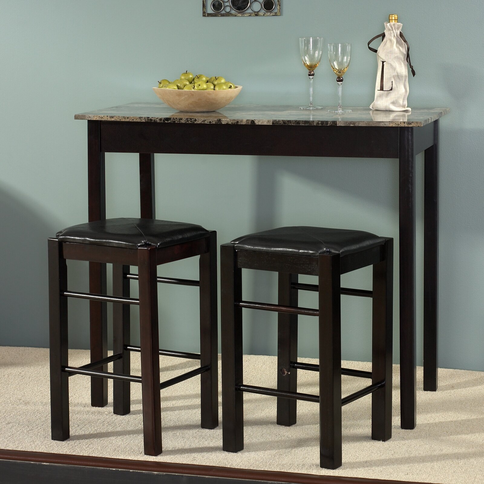 Tall Table With Stools Foter