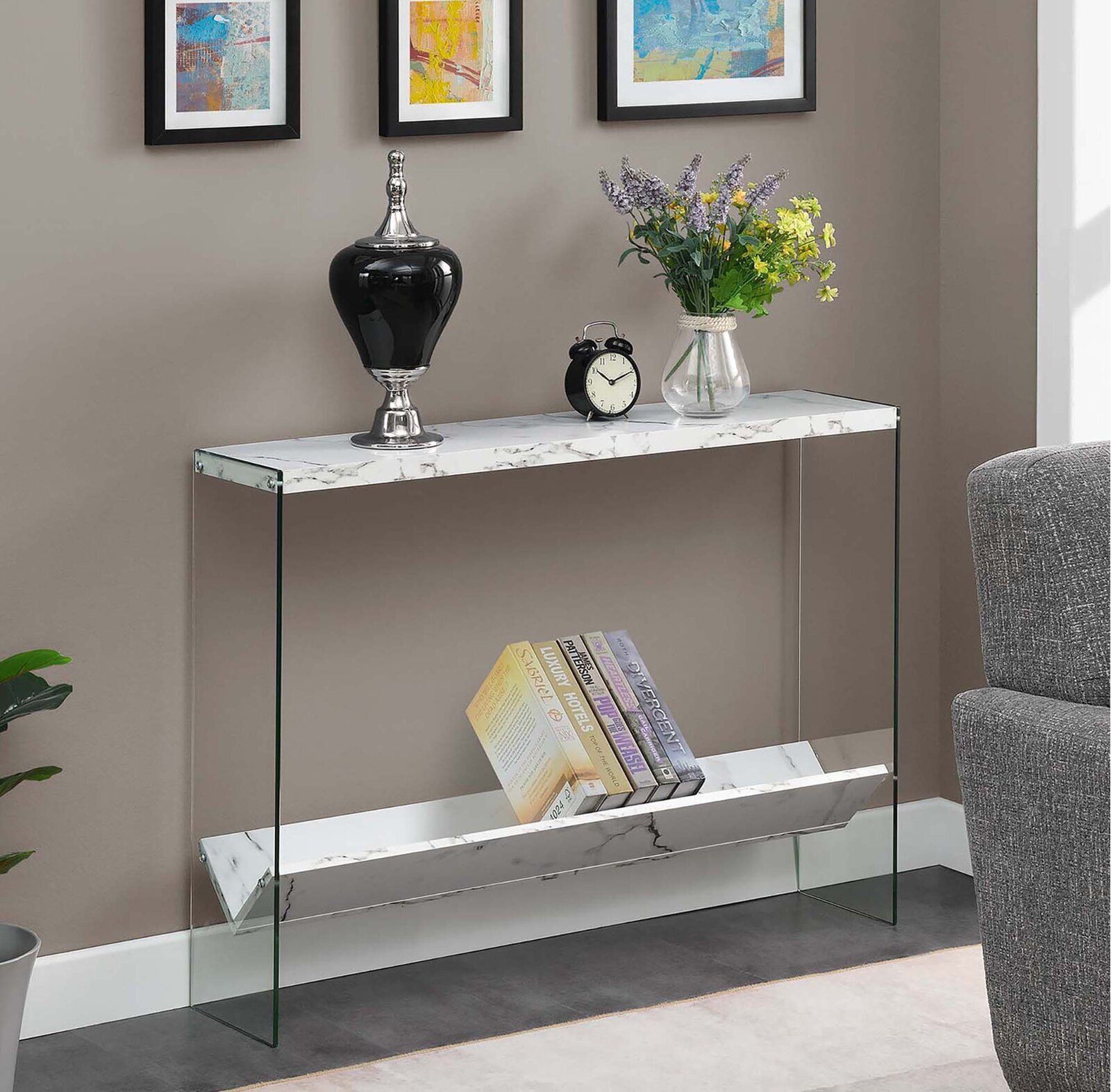 White Gloss Console Table Ideas on Foter