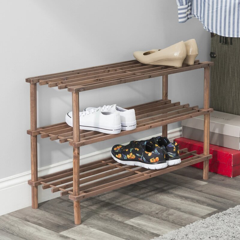 Cherry Wood Shoe Rack Foter