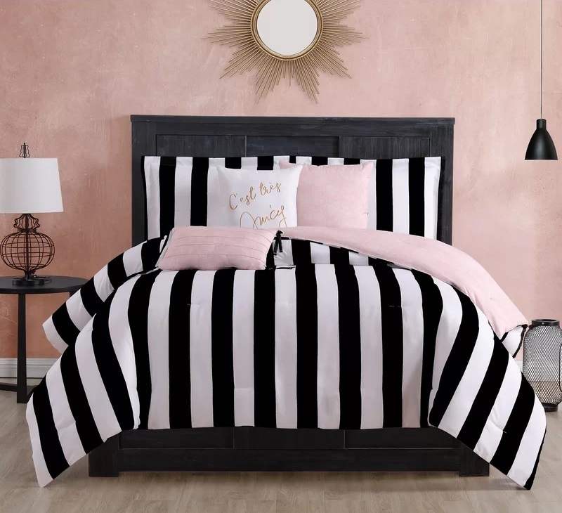 Black And White Striped Bedding Ideas on Foter