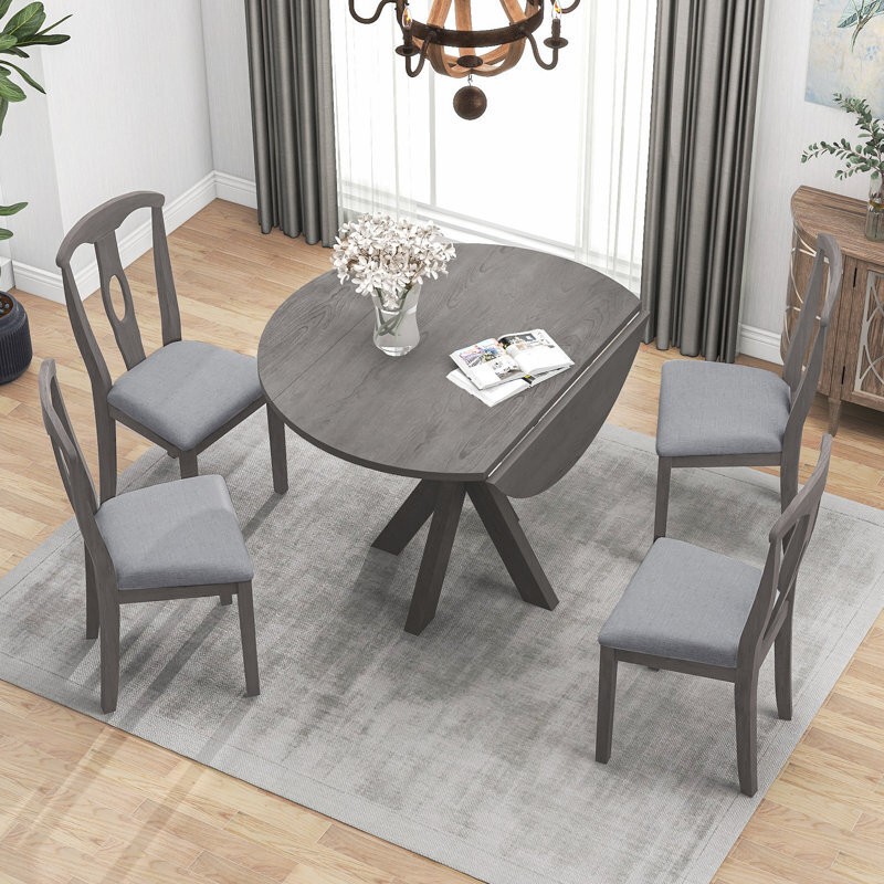 Round Kitchen Table With Leaf And Chairs Shop