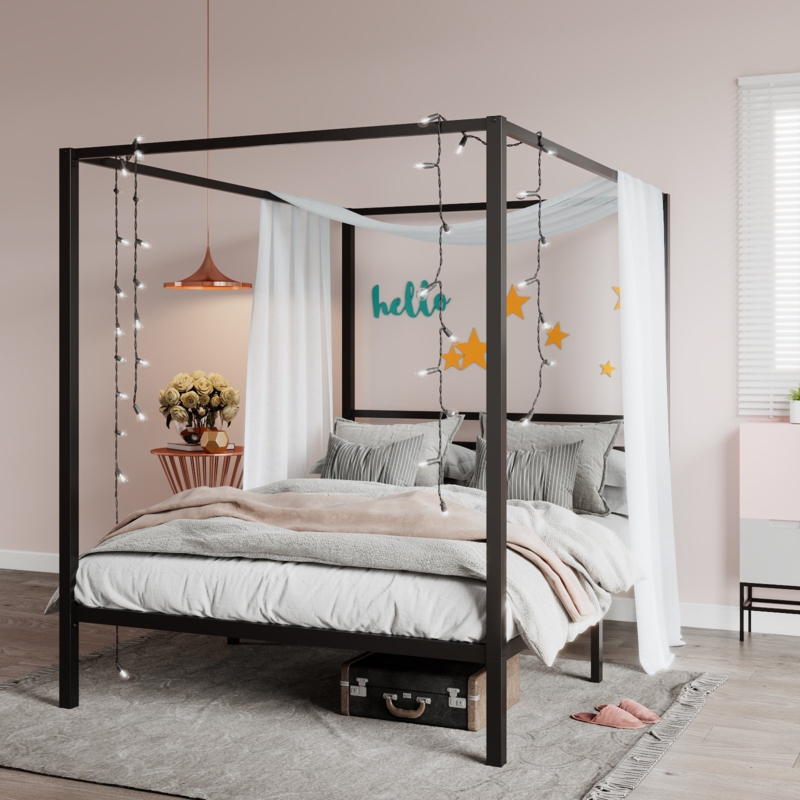 Black Four Poster Beds Foter