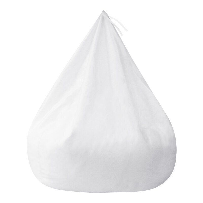White Fluffy Bean Bag Foter