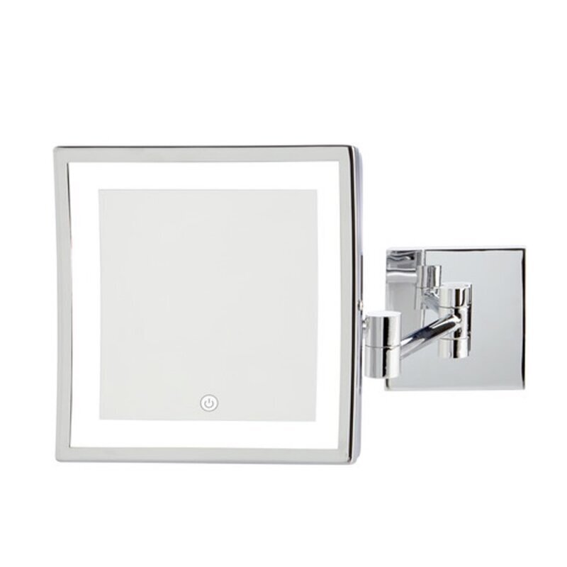 Battery Operated Wall Mounted Lighted Makeup Mirror - Foter