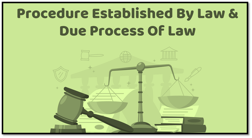 ‘Procedure established by law’ vs ‘Due process of law’ FOTIS EDU