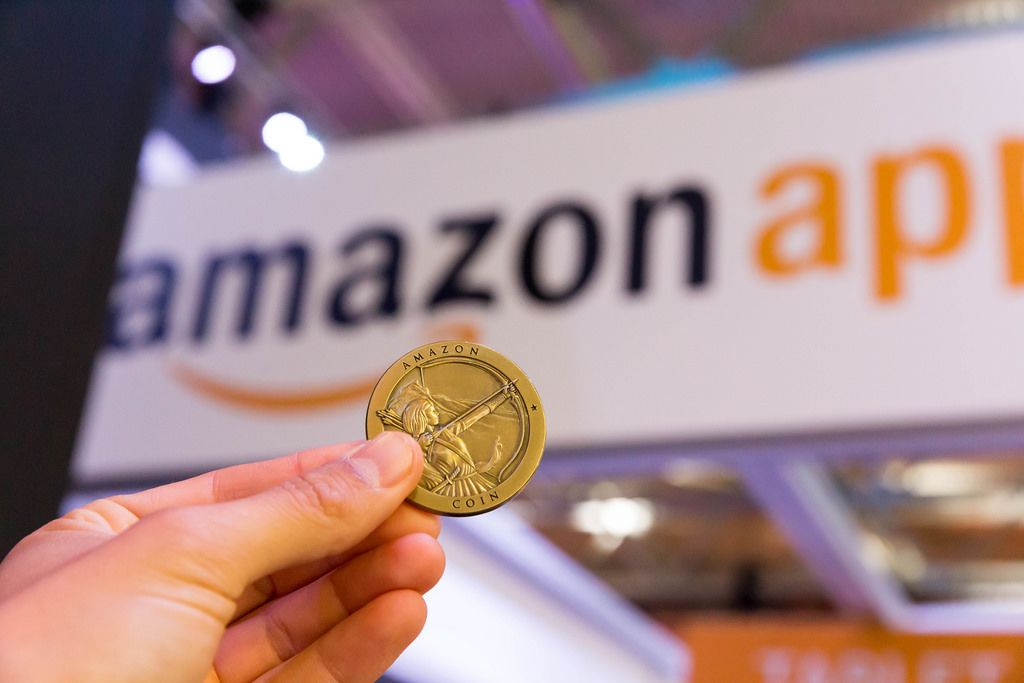 Amazon now gives the option for Bitcoin payment Hand shows gold