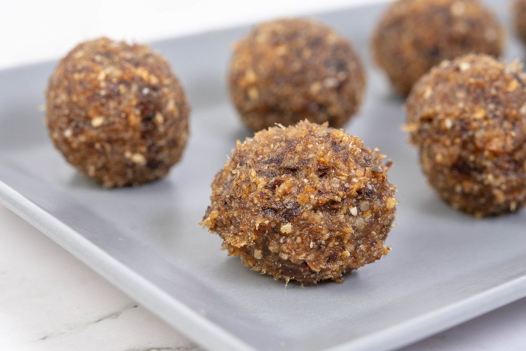 Dates and Peanut Butter energy balls in the Coconut Creative Commons