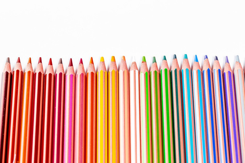 Large set of colored pencil Creative Commons Bilder
