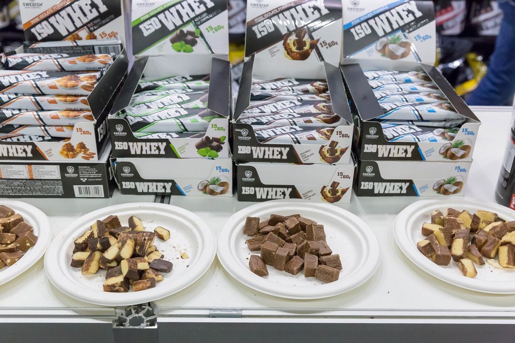 Protein 33 Riegel verschiedene Sorten zum Probieren Creative Commons