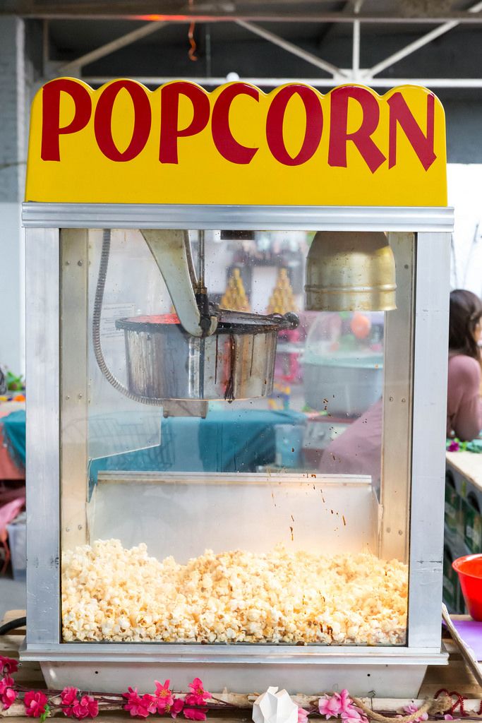 Professionelle Popcorn-Maschine - Creative Commons Bilder