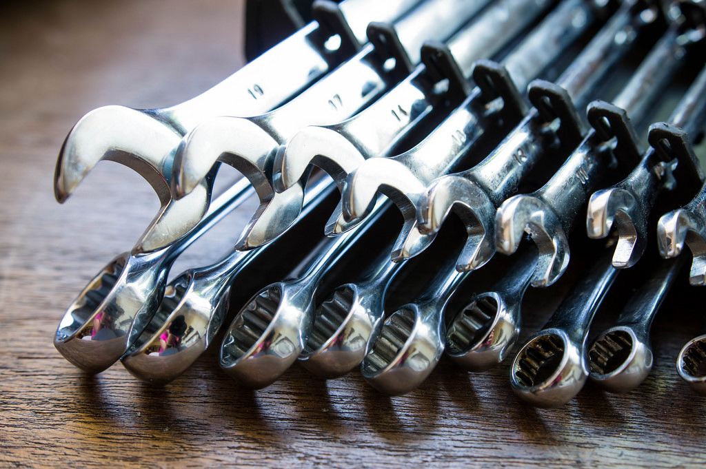 Wrench ratchet tool set Creative Commons Bilder